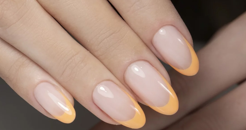 French Tip Variation nail design