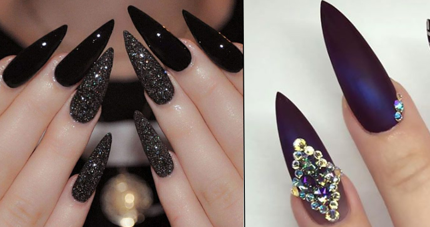 Dark and Daring Nail Design